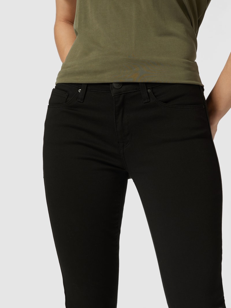 Super Skinny Fit Jeans mit Viskose-Anteil Modell 'Adriana' in schwarz