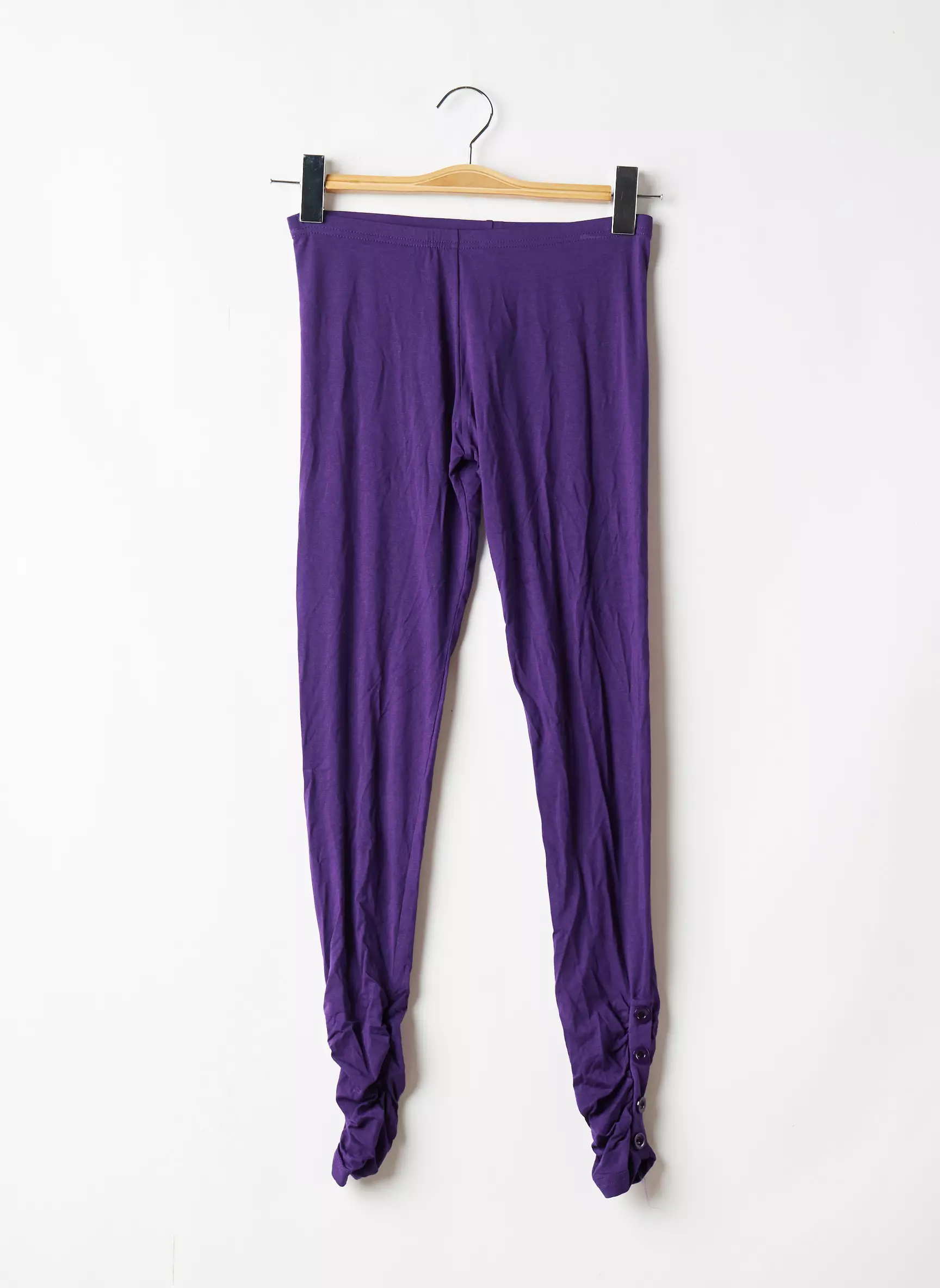 Carre Rouge Leggings Femme couleur violet
