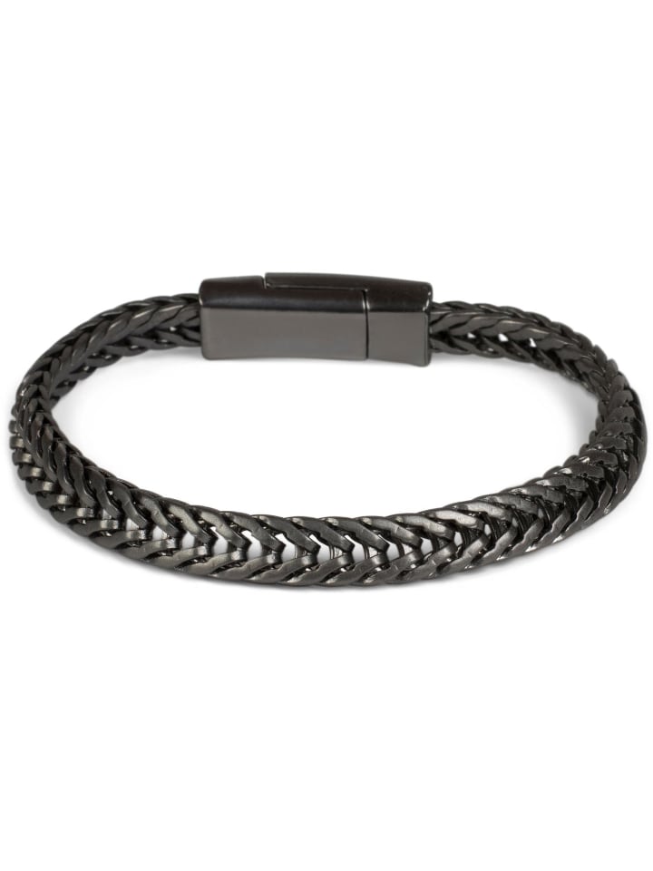 styleBREAKER Armband in Anthrazit günstig kaufen onesize