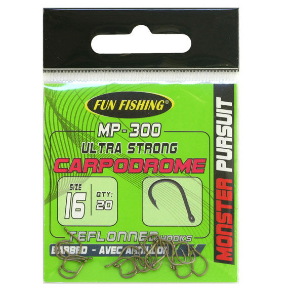 Fun Fishing Monster Pursuit MP300 väkäsettömät silmäkoukut (20 kpl)