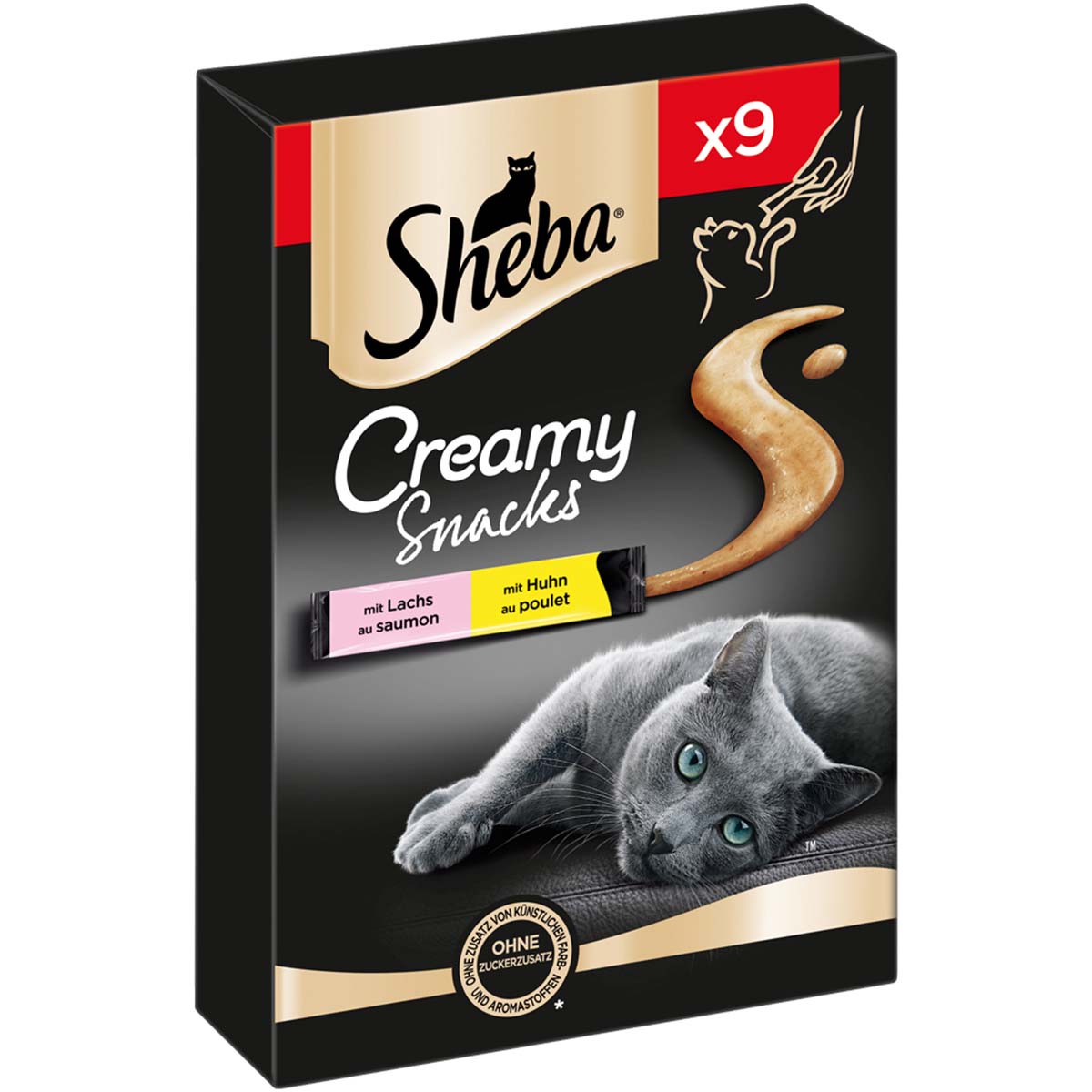 SHEBA Creamy Snacks mit Huhn und Lachs kaufen