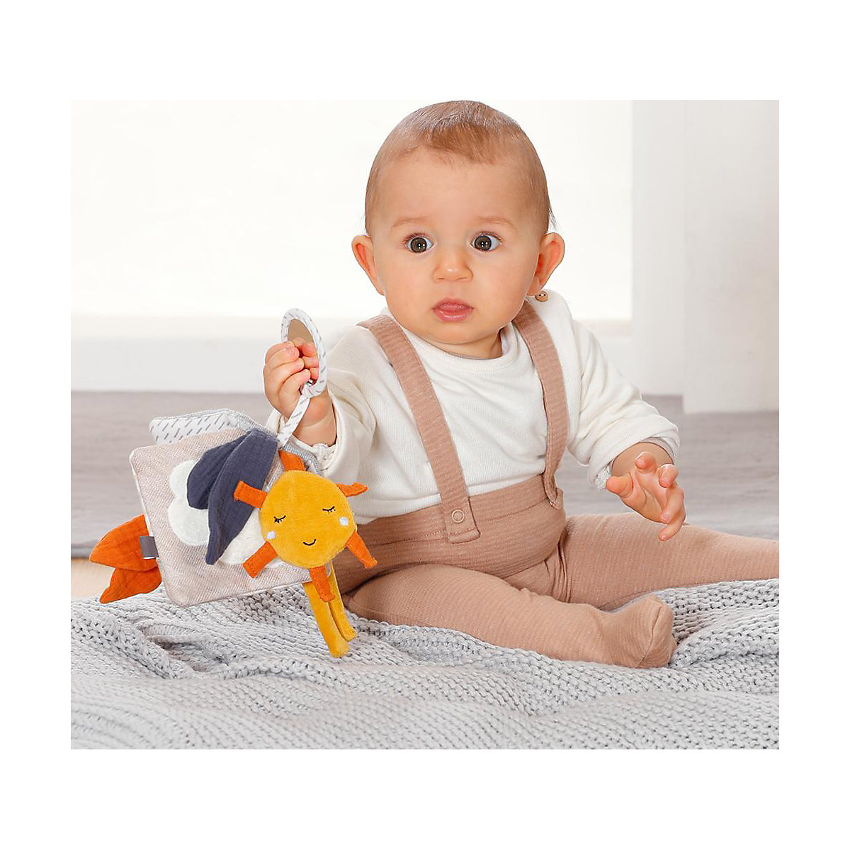 Stoffbuch Esel & Teddy NATUR
