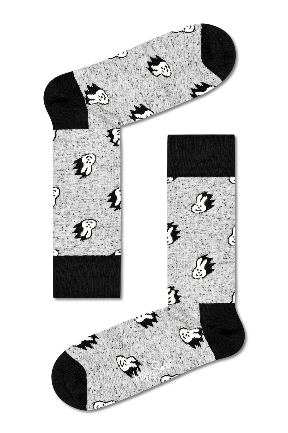 Happy Socks  4er-Pack schwarz-weißer Socken-Geschenkset