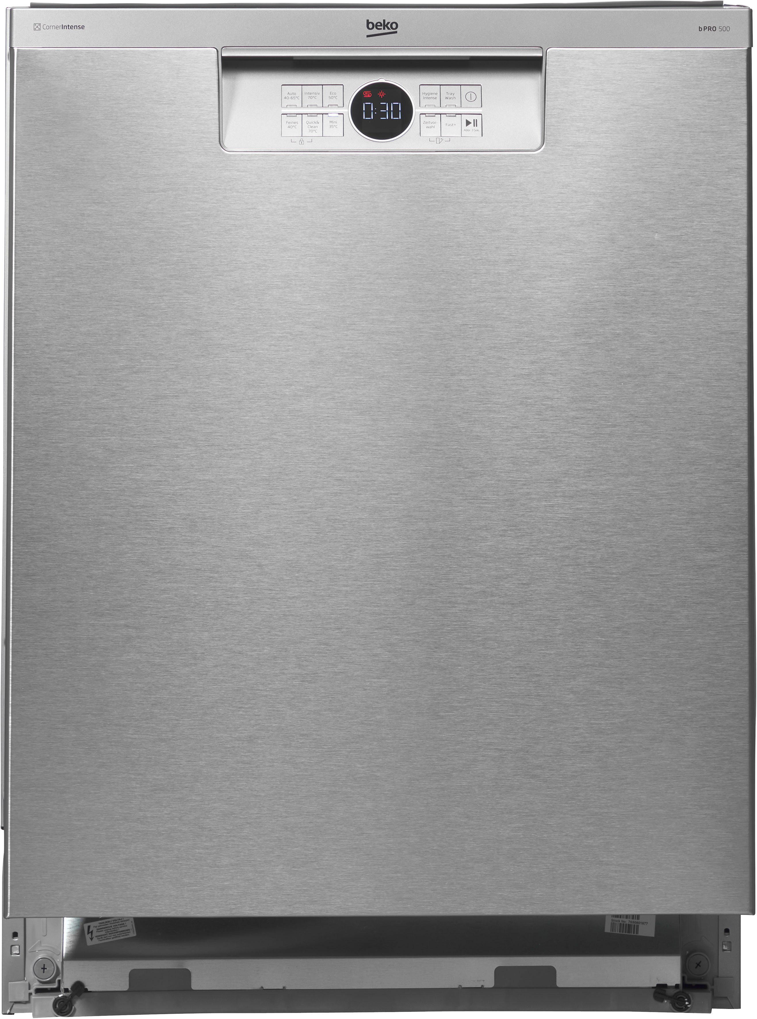 BEKO Unterbaugeschirrspüler, BDUN28O40X, 14 Maßgedecke