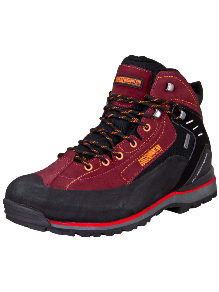 GUGGEN MOUNTAIN Wanderstiefel Gummikappe in Rot günstig kaufen