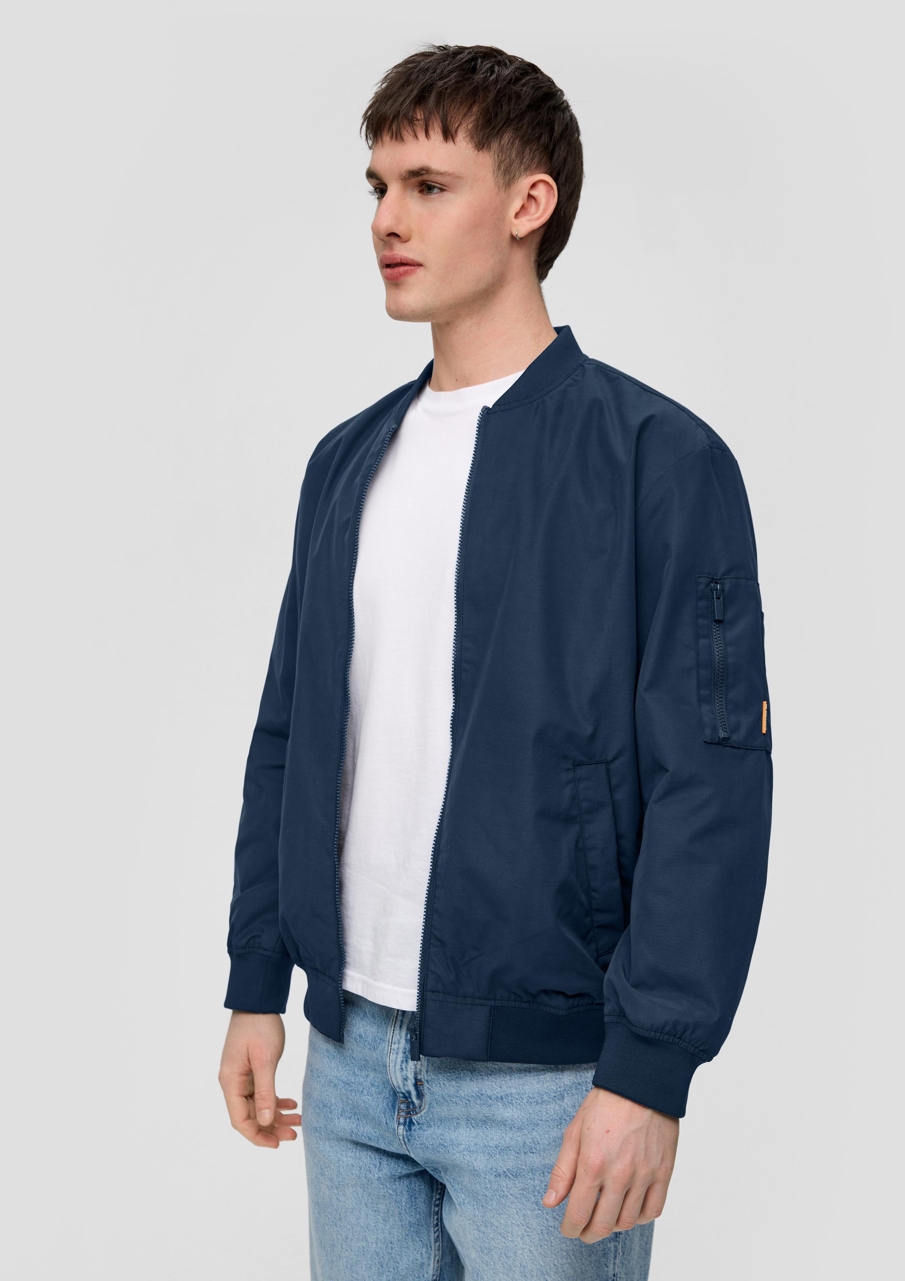Blouson-Jacke mit Ärmel-Zipper  2141629-5884