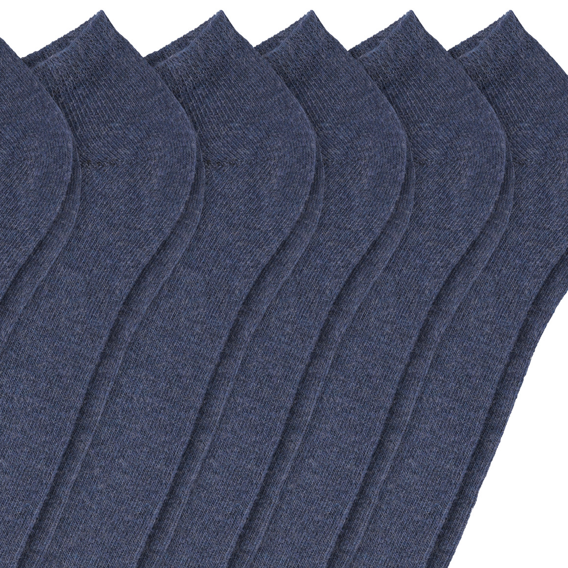 6 Paar Herren Sneaker-Socken unifarben
