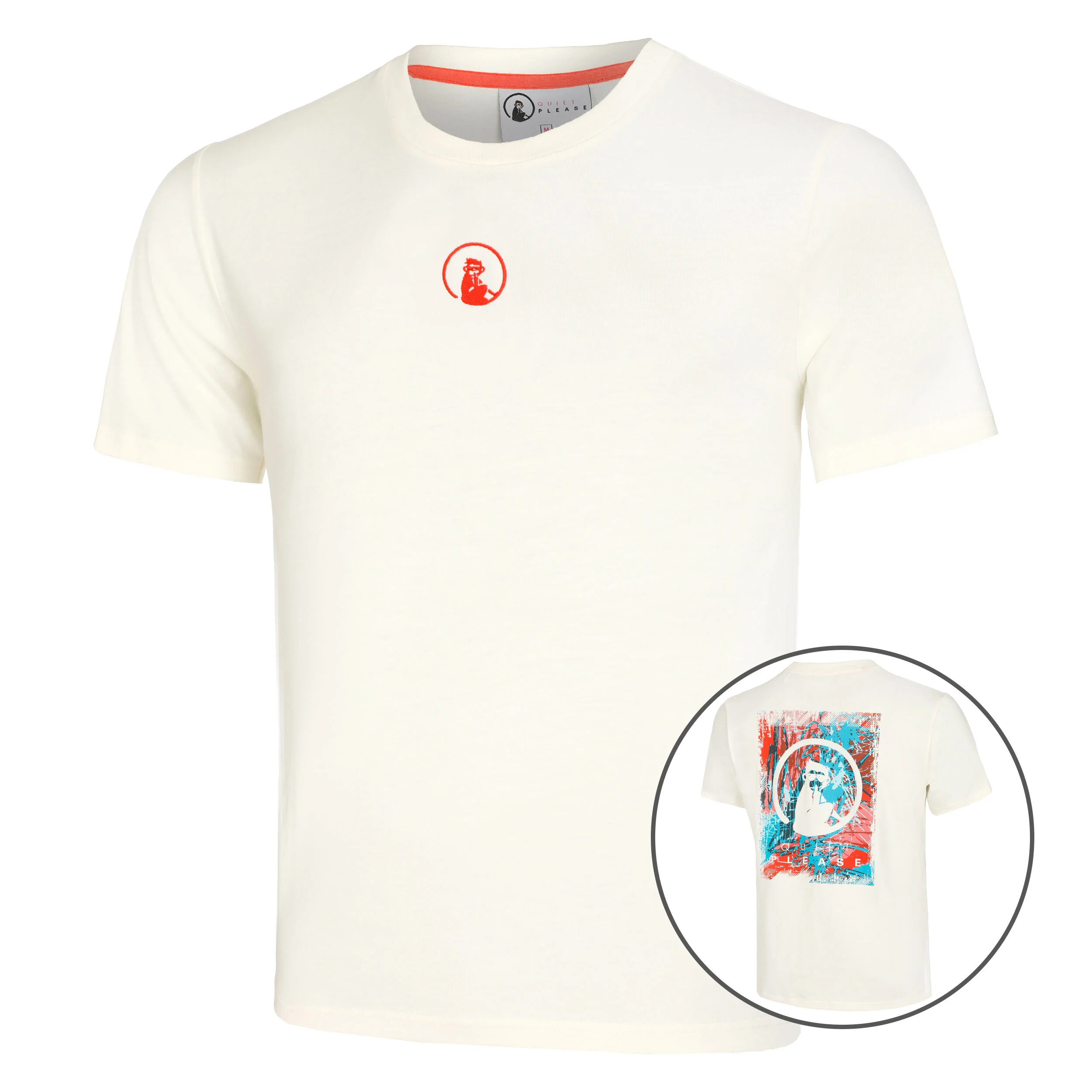 Crossroad Sketchy T-Shirt Herren - Weiß, Mehrfarbig