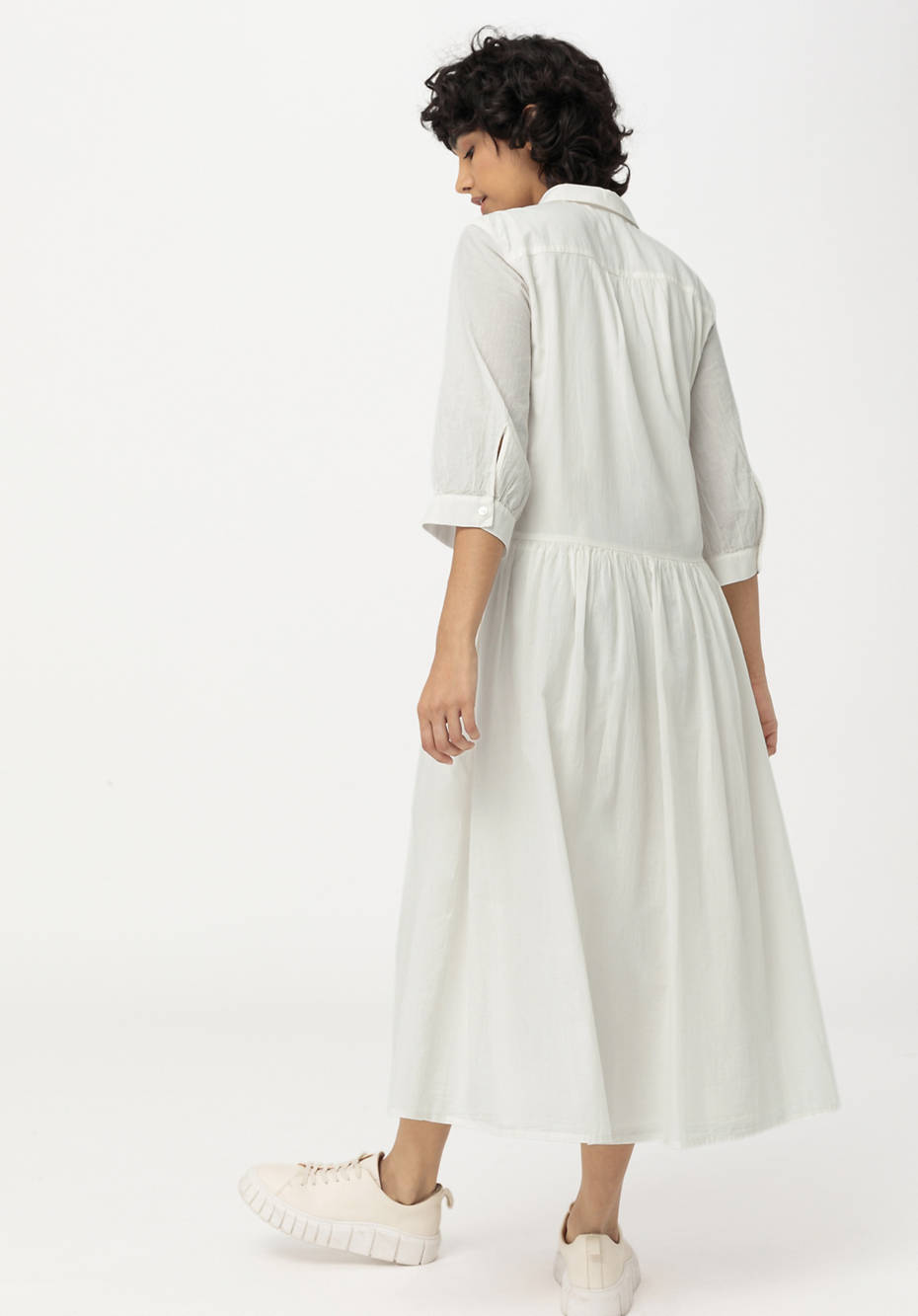 Midikleid aus reiner Bio-Baumwolle