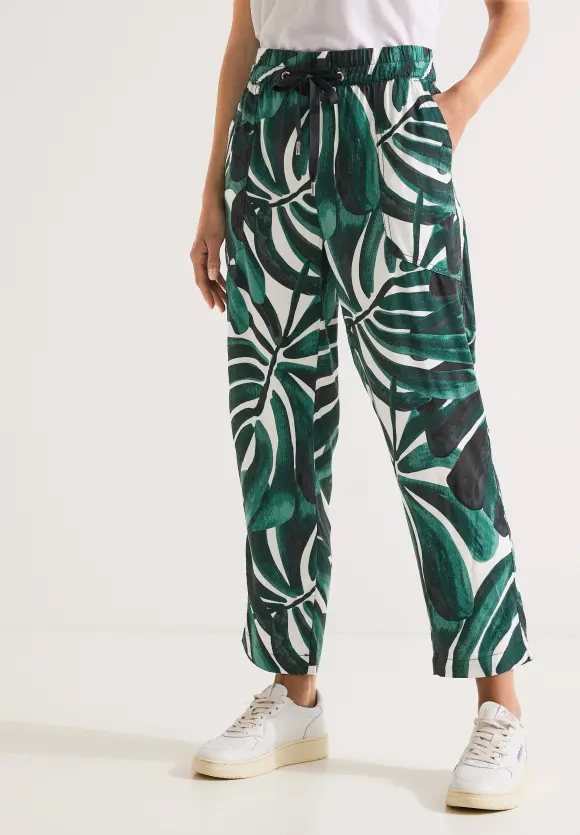 Street One Loose Fit Hose mit Print