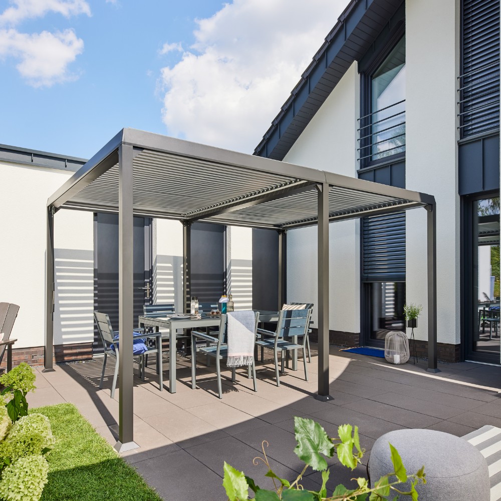 Home Deluxe Lamellenpavillon CANNES - ca. 400 x 303 x 223 cm