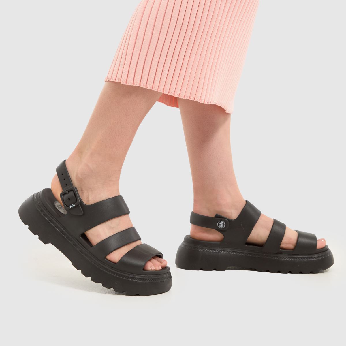 JUJU JELLIES – Svarta soliga sandaler