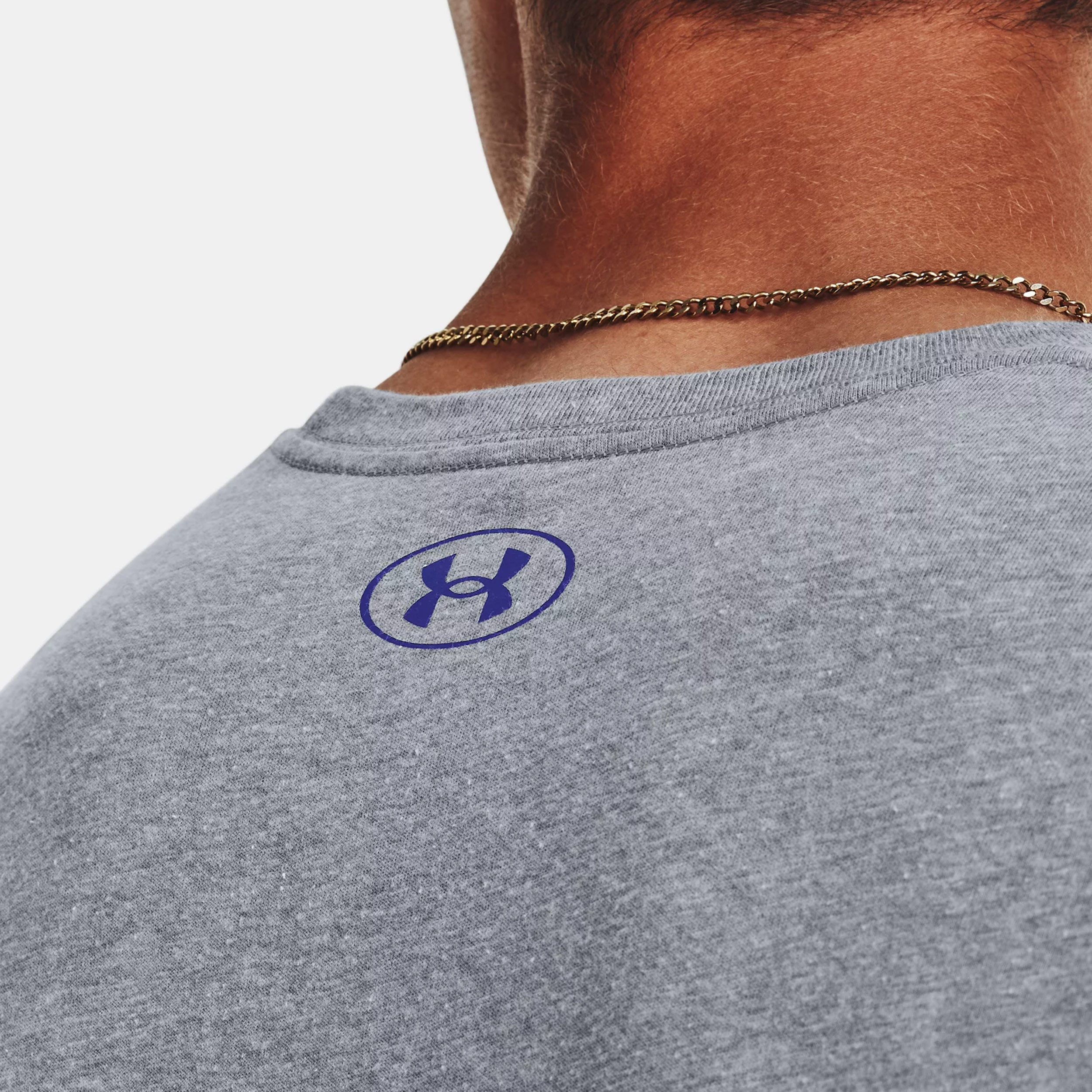 Big Logo Fill T-Shirt Herren - Grau, Blau