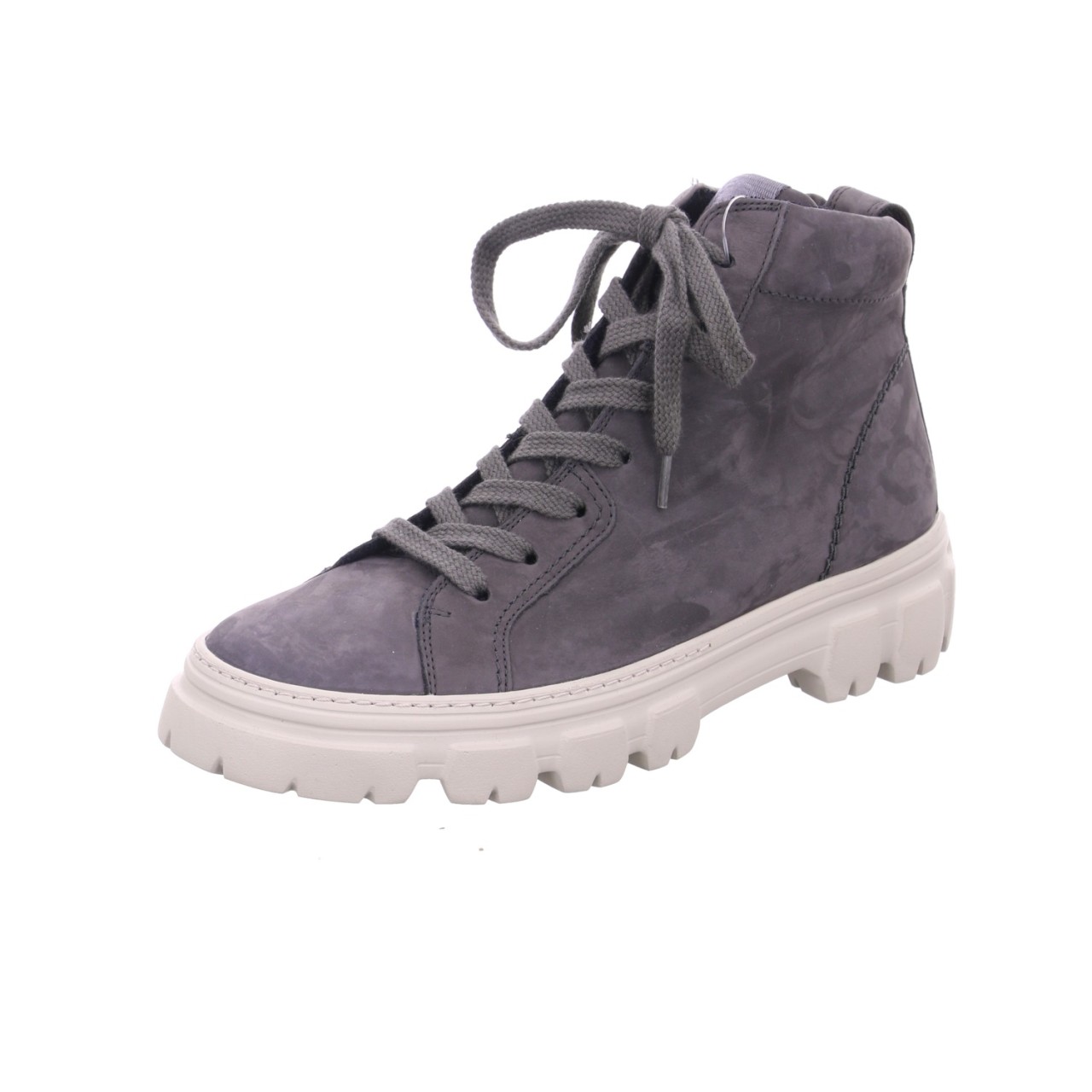 PAUL GREEN Stiefeletten grau Schnürstiefelette
