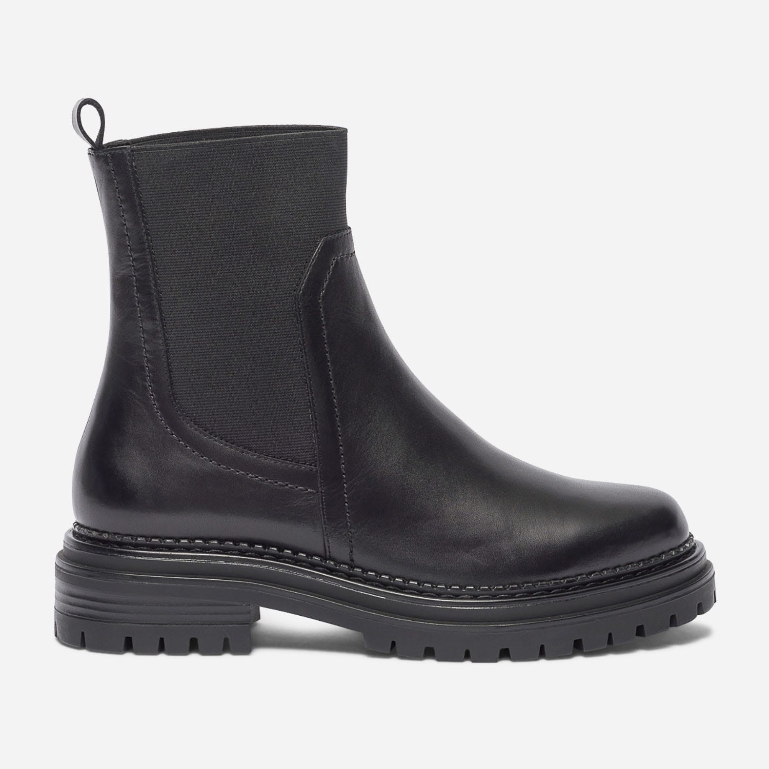 Chelsea boots TEXTO noir en cuir