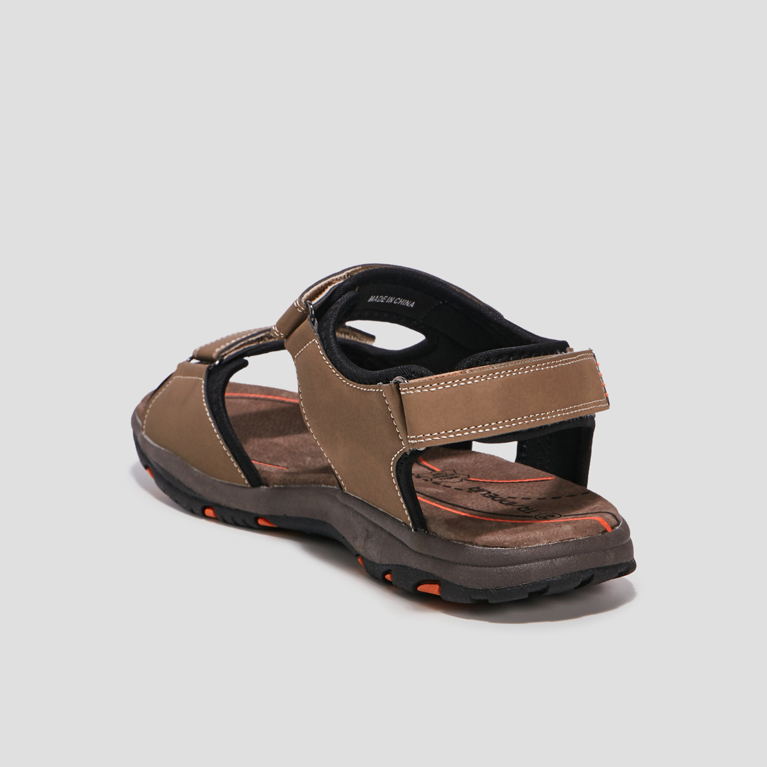 Sandales à scratchs beige homme | La Halle