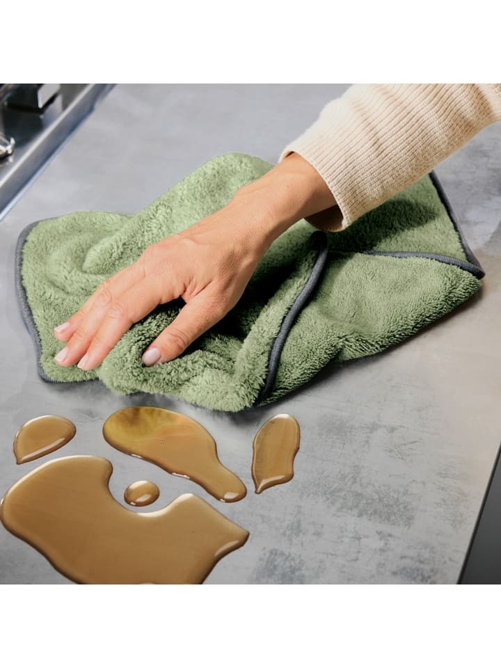 Erwin Müller Microfaser Microfasertuch 2er-Pack in jade günstig kaufen 40 x 40 cm