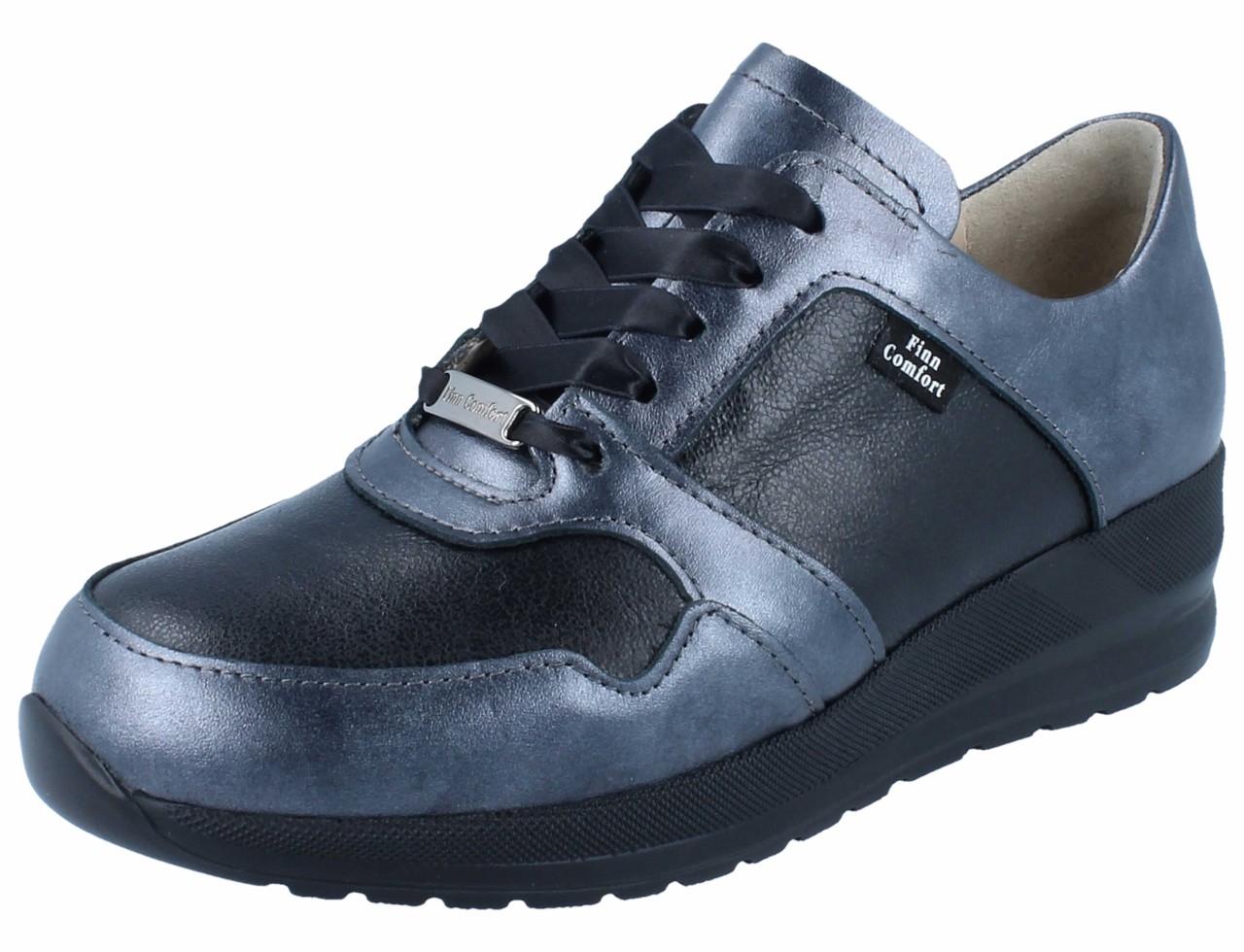 FINN COMFORT Komfort Schnürer schwarz