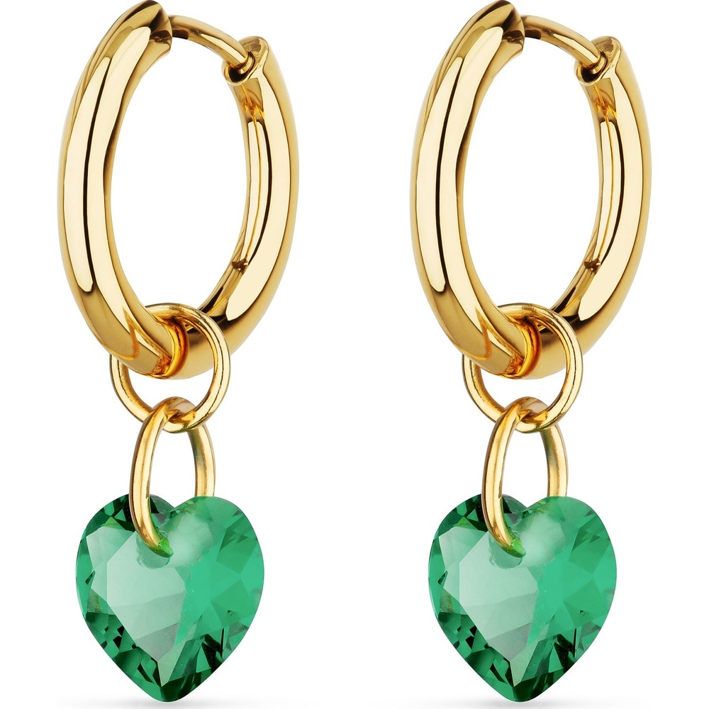 GMK Collection Créoles Acier inoxydable Boucles d'oreilles