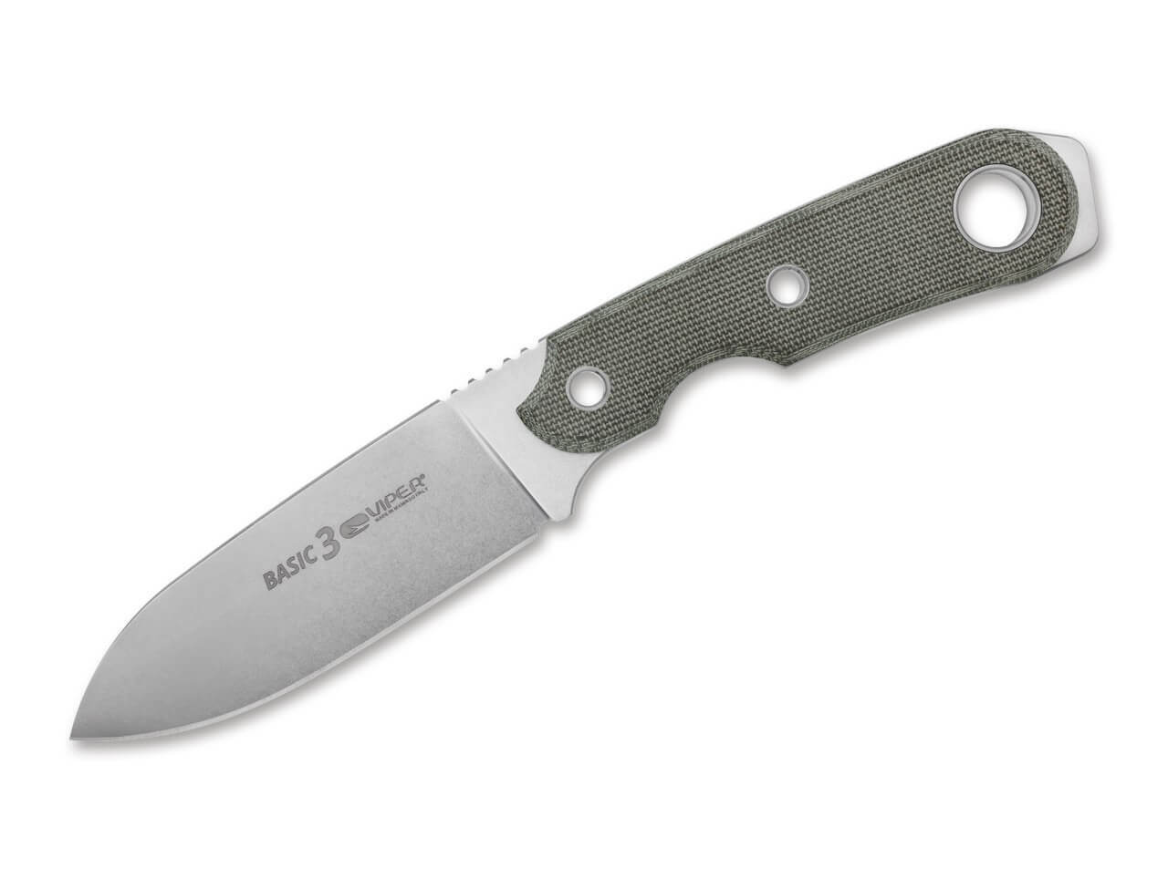 Basic 3 D2 Micarta Green