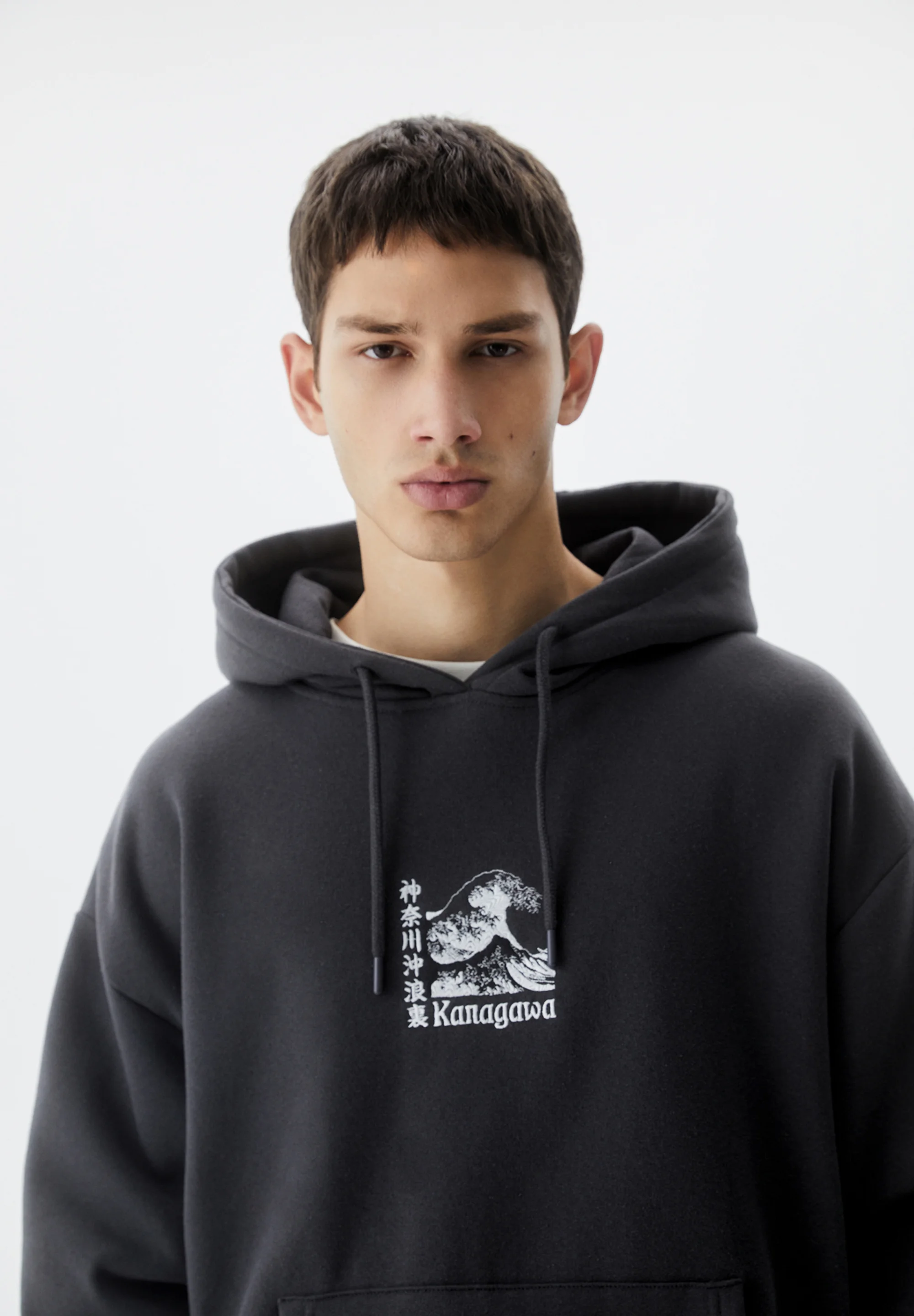 PULL&BEAR HOKUSAI - Sudadera con capucha