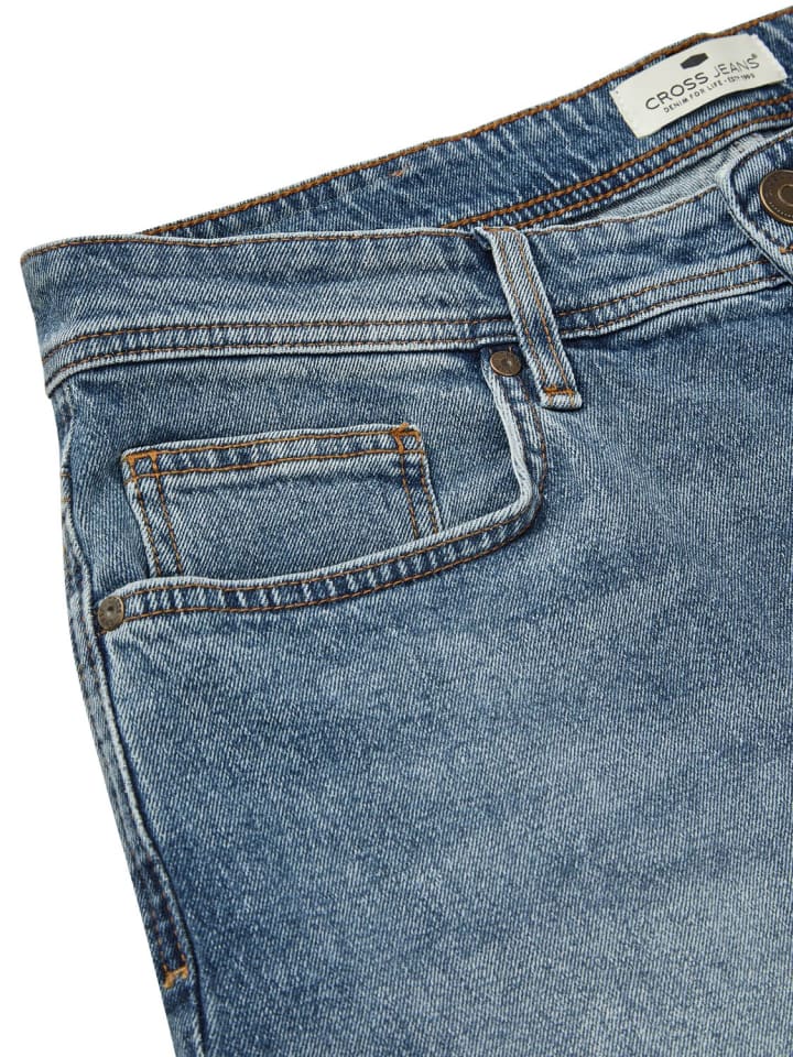 Cross Jeans Jeans Dylan regular/straight in Blau günstig kaufen