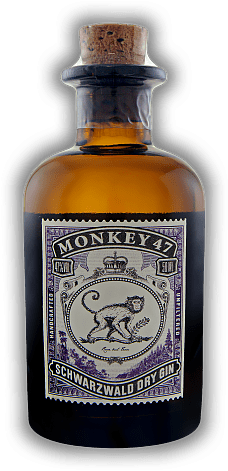 Monkey 47 Schwarzwald Dry Gin 0,05 Liter Monkey 47 Schwarzwald Dry Gin 0,05 Liter Monkey 47 Schwarzwald Dry Gin überzeugt durch unvergleichliche Komplexität und Qualität. 0,05	 Liter - Vol 47%