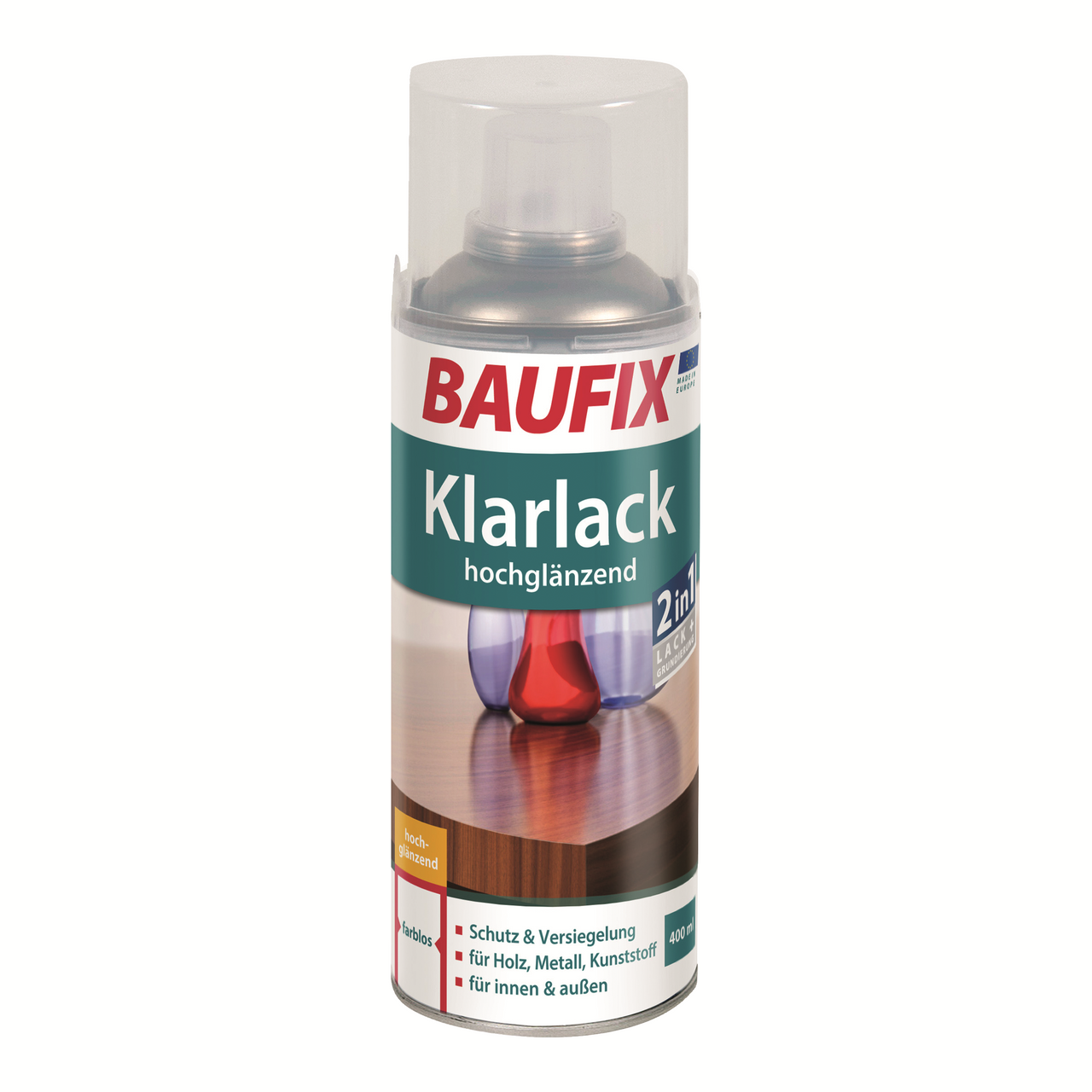 Baufix Klarlack Spray Hochglänzend