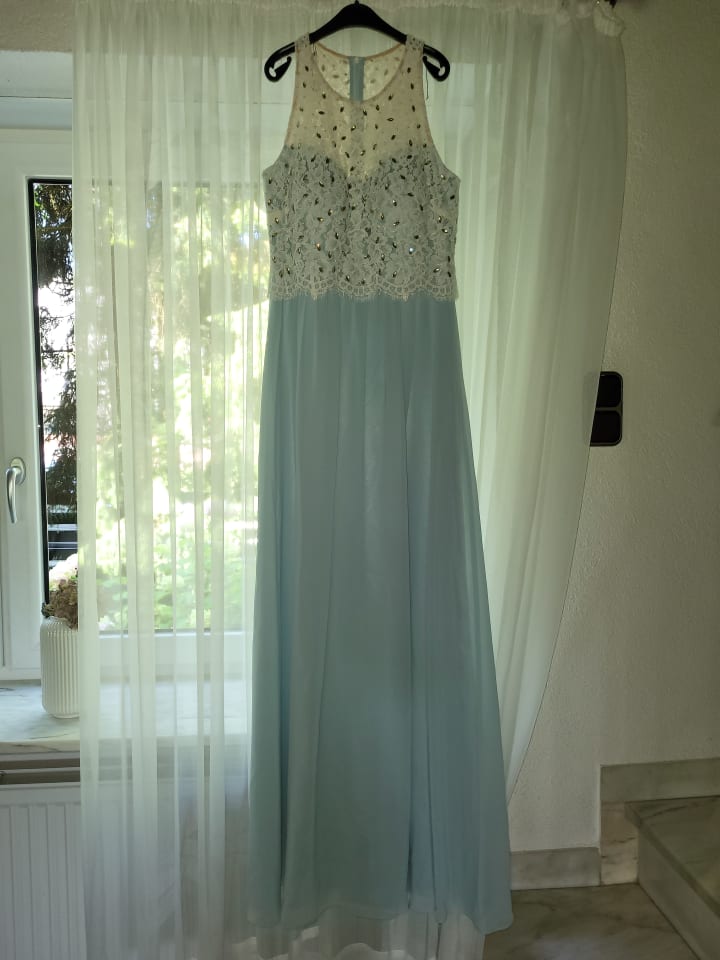 Vera Mont Kleid in Hellblau günstig kaufen 36