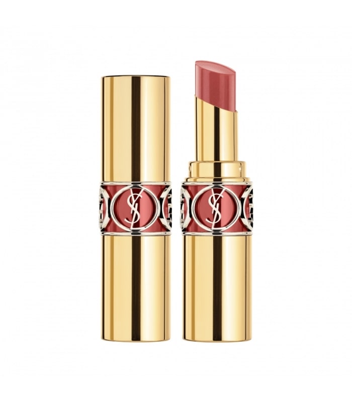 YVES SAINT LAURENT-ROUGE VOLUPTÉ SHINE -Une brillance à porter. Des couleurs fraîches