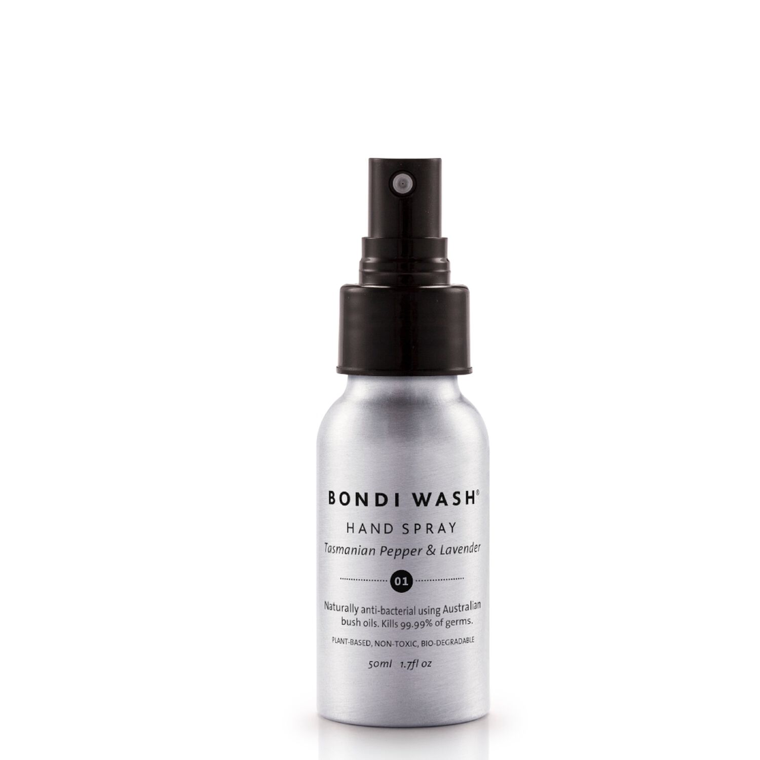 Bondi Wash Spray Assainissant pour les Mains Poivre de Tasmanie & Lavande 50 ml