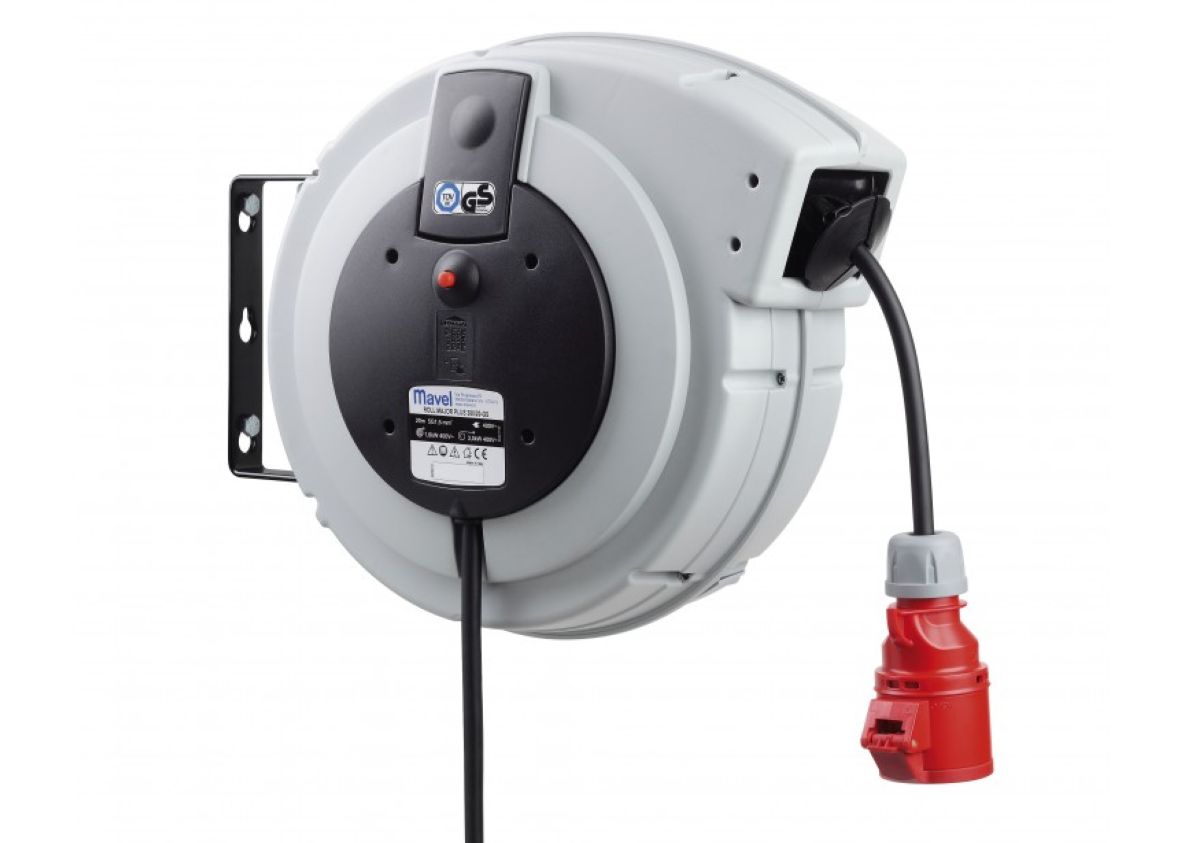 Contimac 26165 Roll Major Plus slangeopruller 20m (3-400V) - kabel 5x1,5mm²