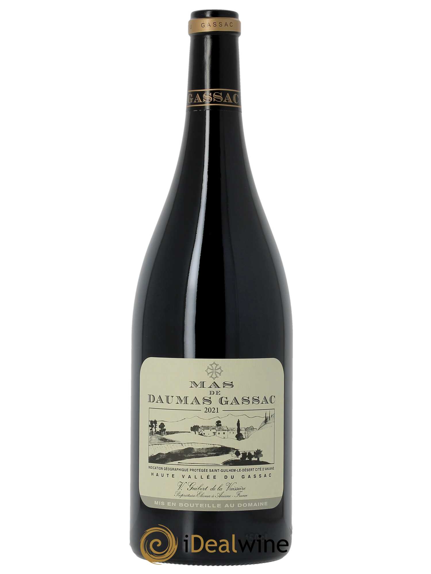 IGP St Guilhem-le-Désert - Cité d'Aniane Mas Daumas Gassac Famille Guibert de La Vaissière  2021 - Lot de 1 Magnum