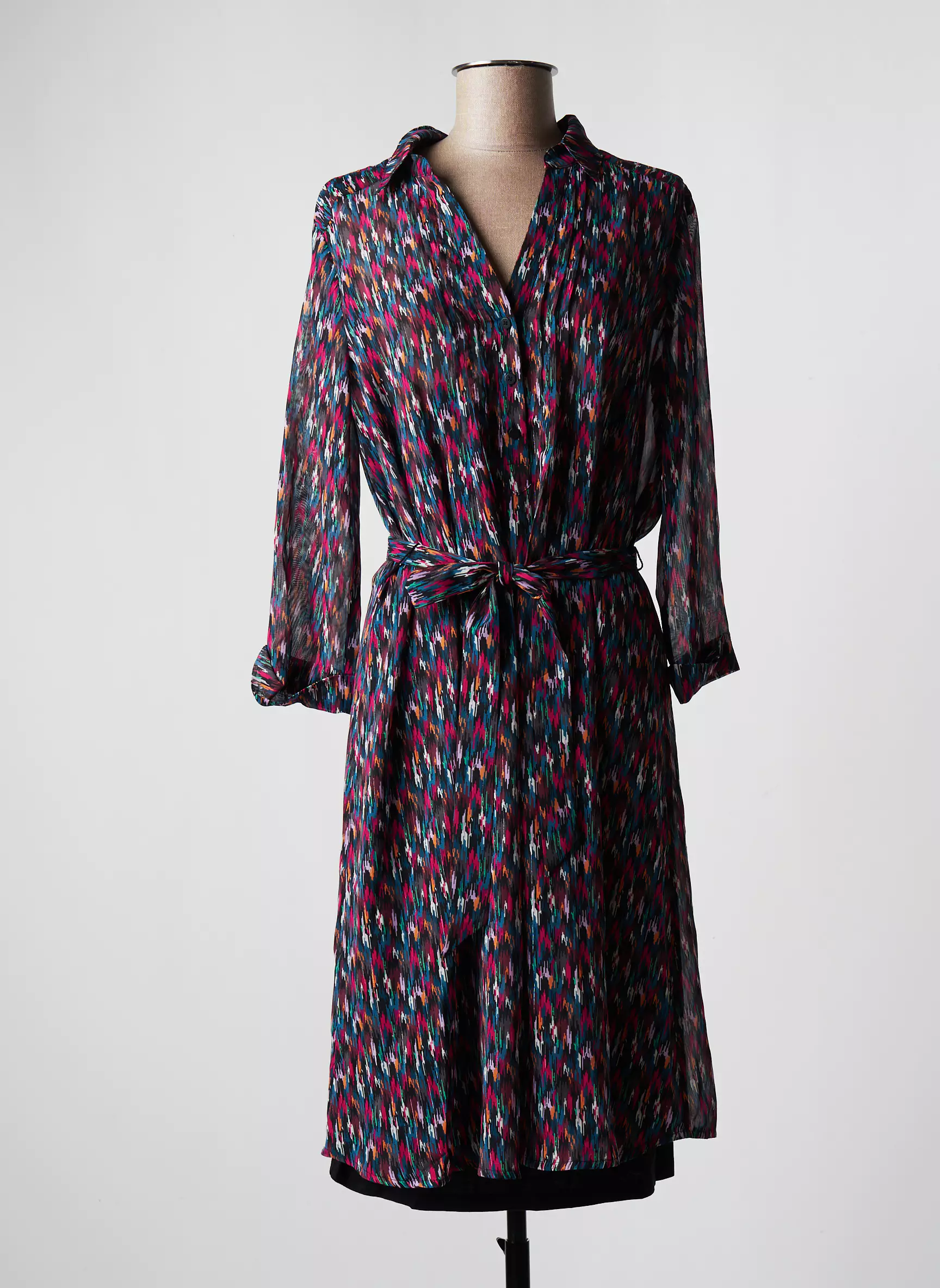 Esprit Robes Mi Longues Femme couleur violet