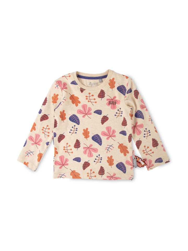 Sigikid Langarmshirt Autumn-Forest in beige günstig kaufen