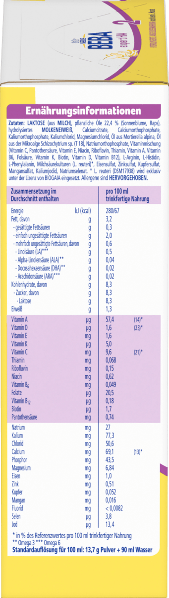 Folgemilch Expert HA 2 nach dem 6. Monat, 550 g