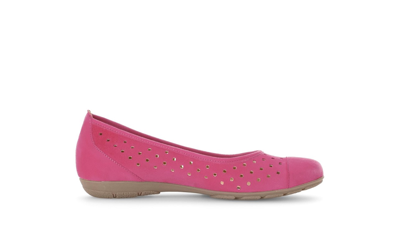 GABOR Ballerinas lila/pink Gabor Fashion sportliche Ballerinas 44.1