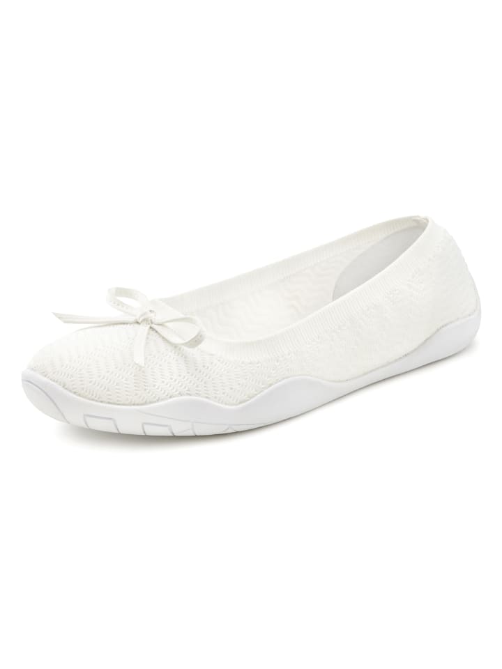 LASCANA Sneaker Ballerinas in weiß günstig kaufen