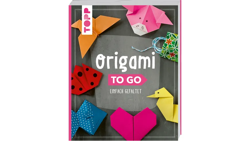 Origami to go - Das Falt-Buch für jede Tasche. Pocket-Format mit verdeckter Spiralbindung
