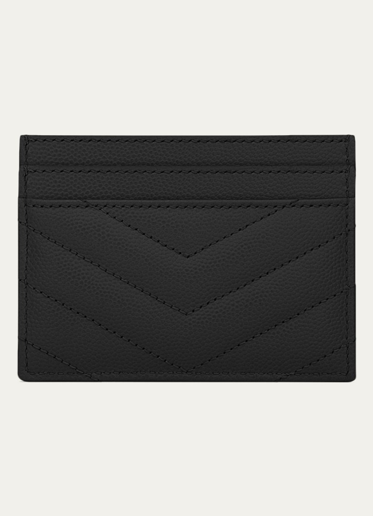 Etui na karty Saint Laurent Cassandre ze skóry cielęcej
