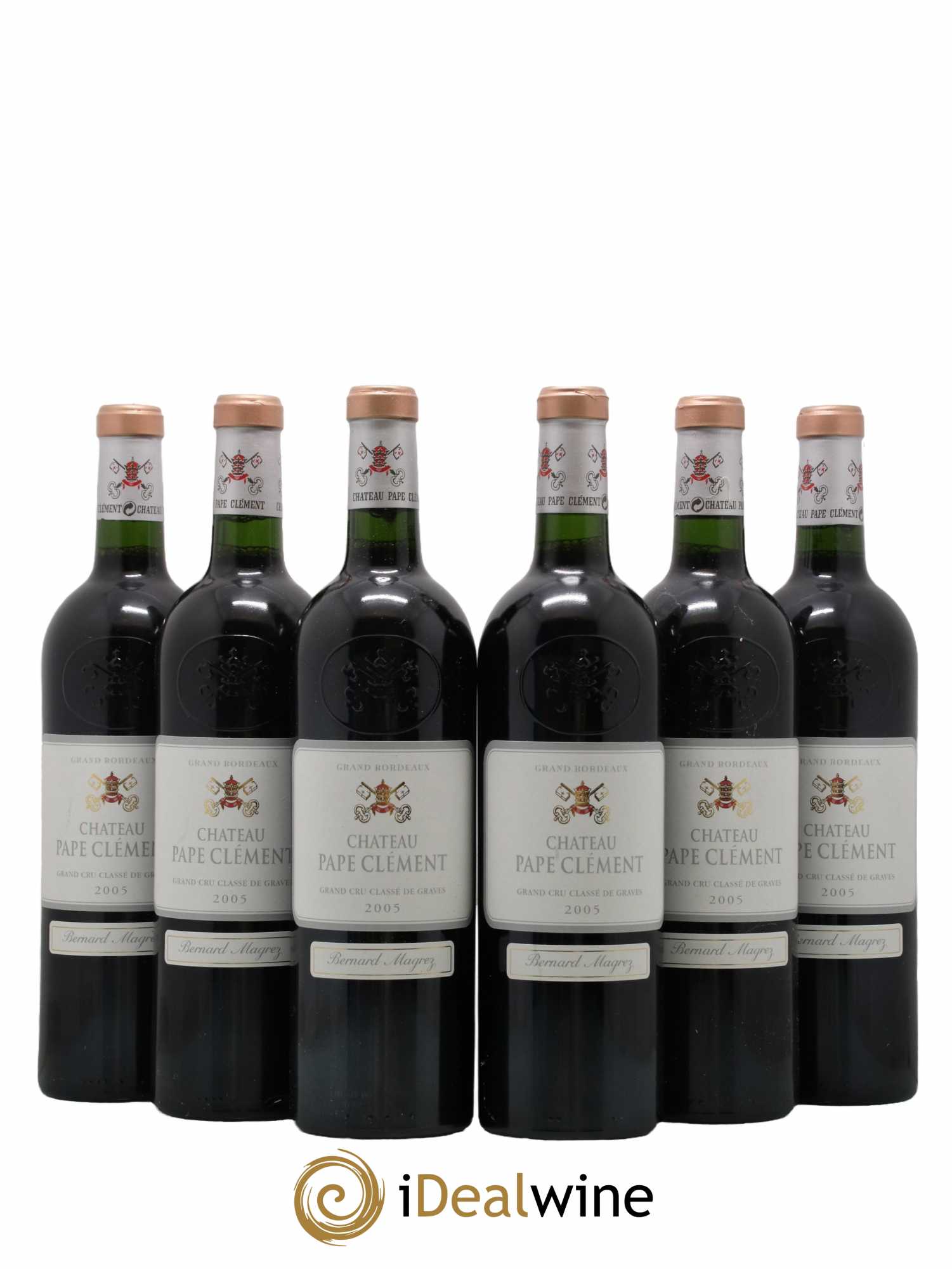 Château Pape Clément Cru Classé de Graves  2005 - Lot de 6 Bouteilles