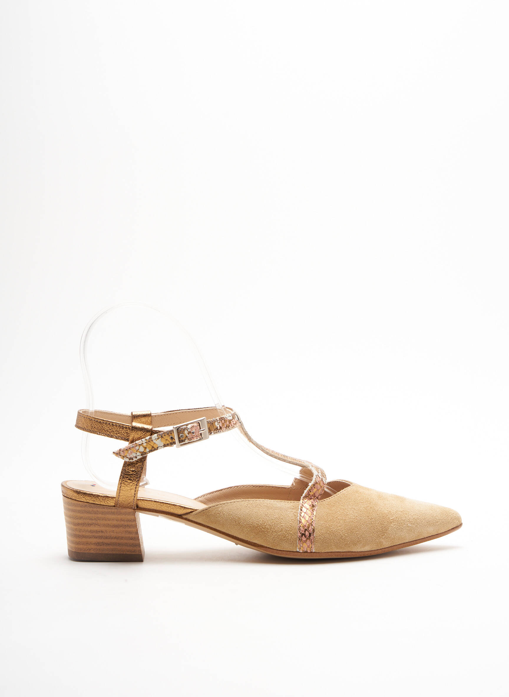 France Mode Sandales Nu Pieds Femme couleur marron