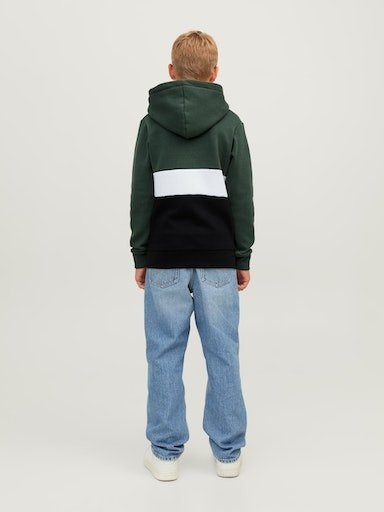 Jack & Jones Junior Hoodie JJEREID BLOCKING SWEAT HOOD SN JNR