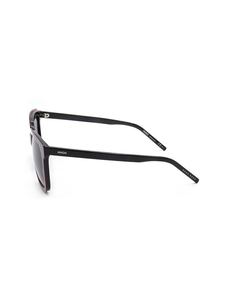 HUGO Damen-Sonnenbrille in Schwarz/ Rot günstig kaufen 54