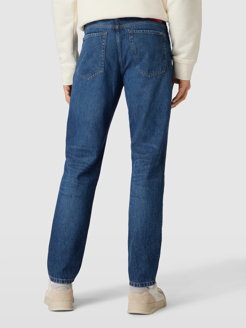 Straight Fit Jeans mit Label-Patch Modell 'HUGO 634' in jeans