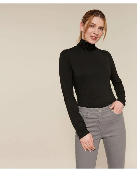 Sous pull maille col roulé