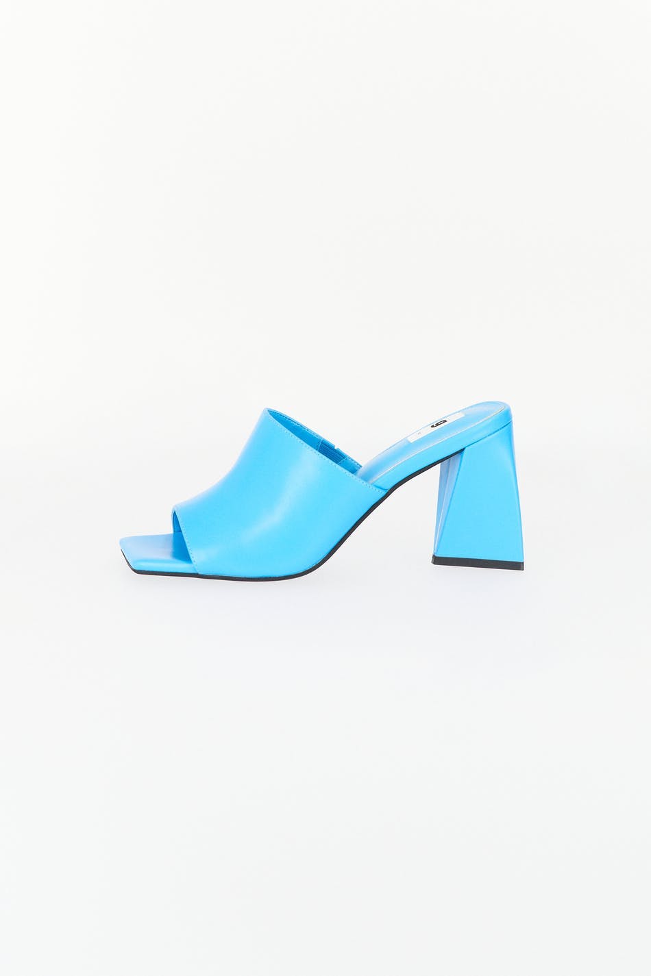 Asymetric high heel sandals