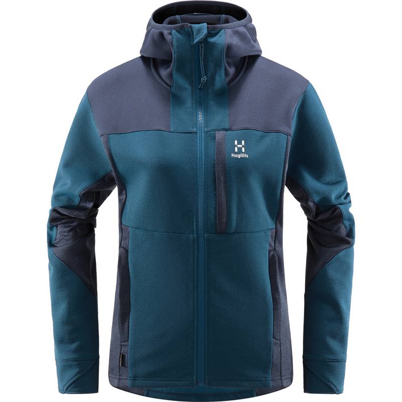 Haglöfs Vassi Mid Hood Fleecejacke Damen