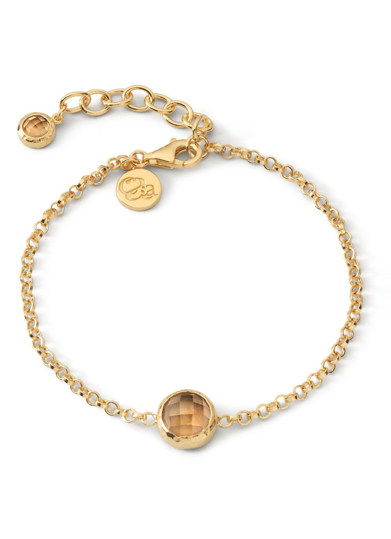 Casa Jewelry AMALFI SMOKY QUARTZ GOLD AB