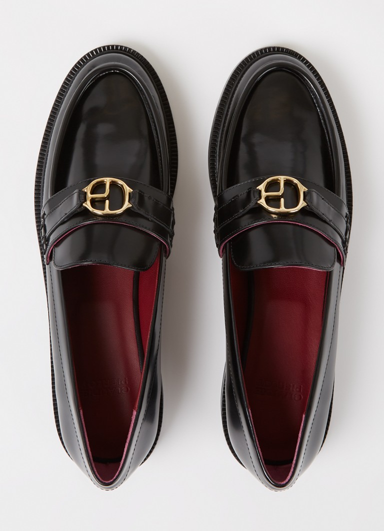 Claudie Pierlot Fach ādas loafer